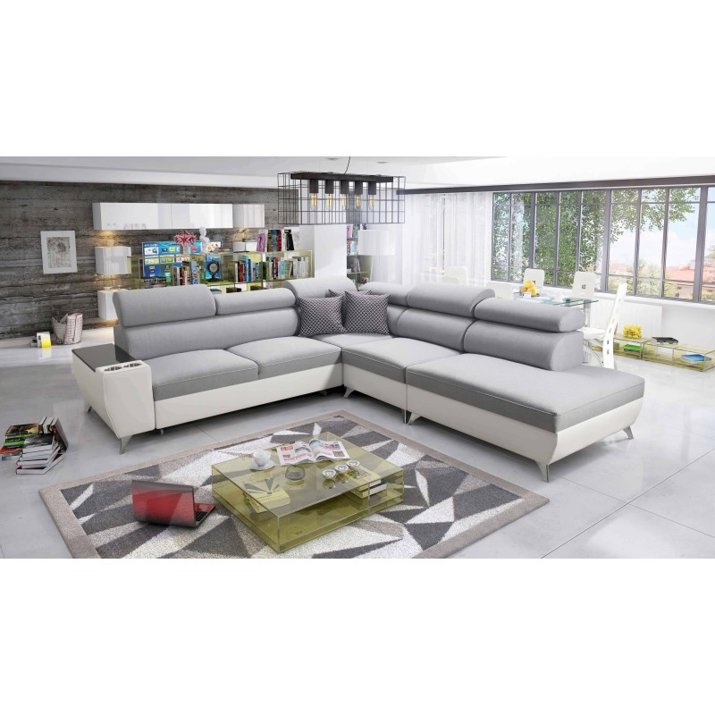 Luna IX corner sofa with sleeping function and bar - Your place for comfort and relaxation Luna IX corner sofa with sleeping function and bar - Your place for comfort and relaxation