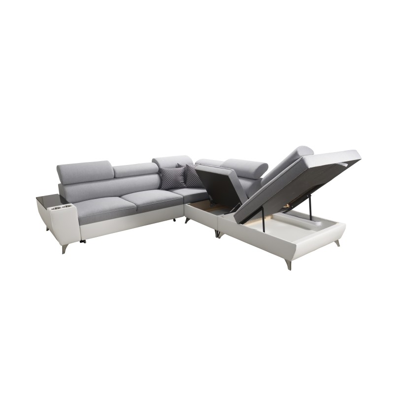 Luna IX corner sofa with sleeping function and bar - Your place for comfort and relaxation Luna IX corner sofa with sleeping function and bar - Your place for comfort and relaxation