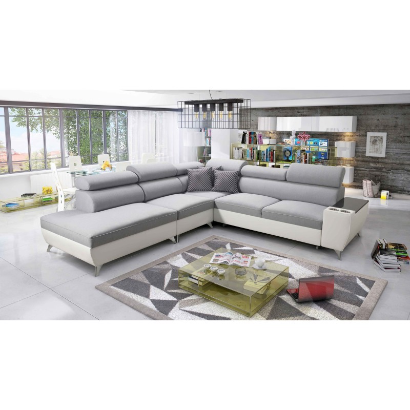 Luna IX corner sofa with sleeping function and bar - Your place for comfort and relaxation Luna IX corner sofa with sleeping function and bar - Your place for comfort and relaxation