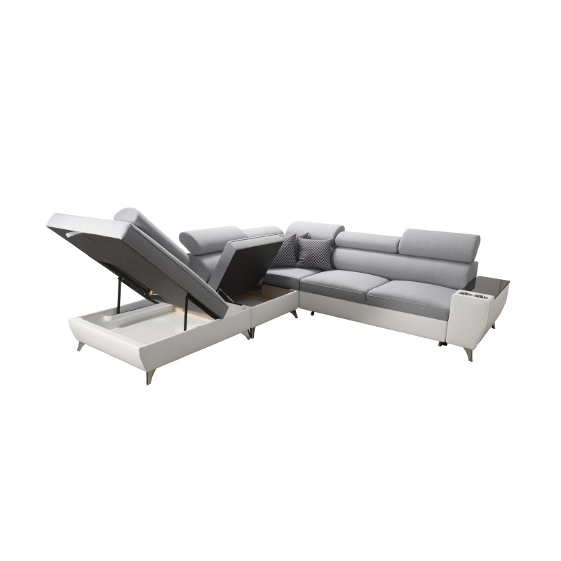 Luna IX corner sofa with sleeping function and bar - Your place for comfort and relaxation Luna IX corner sofa with sleeping function and bar - Your place for comfort and relaxation