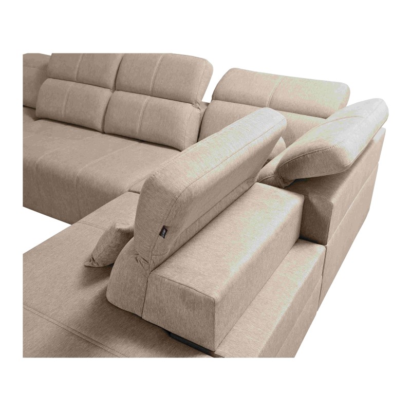 U-förmiges Ecksofa Milano V mit Schlaffunktion – die ideale Verbindung von Eleganz und Funktionalität U-förmiges Ecksofa Milano V mit Schlaffunktion – die ideale Verbindung von Eleganz und Funktionalität