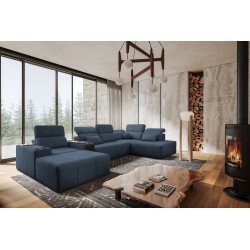 U-förmiges Ecksofa Milano V mit Schlaffunktion – die ideale Verbindung von Eleganz und Funktionalität