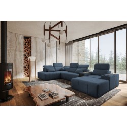 U-förmiges Ecksofa Milano V mit Schlaffunktion – die ideale Verbindung von Eleganz und Funktionalität