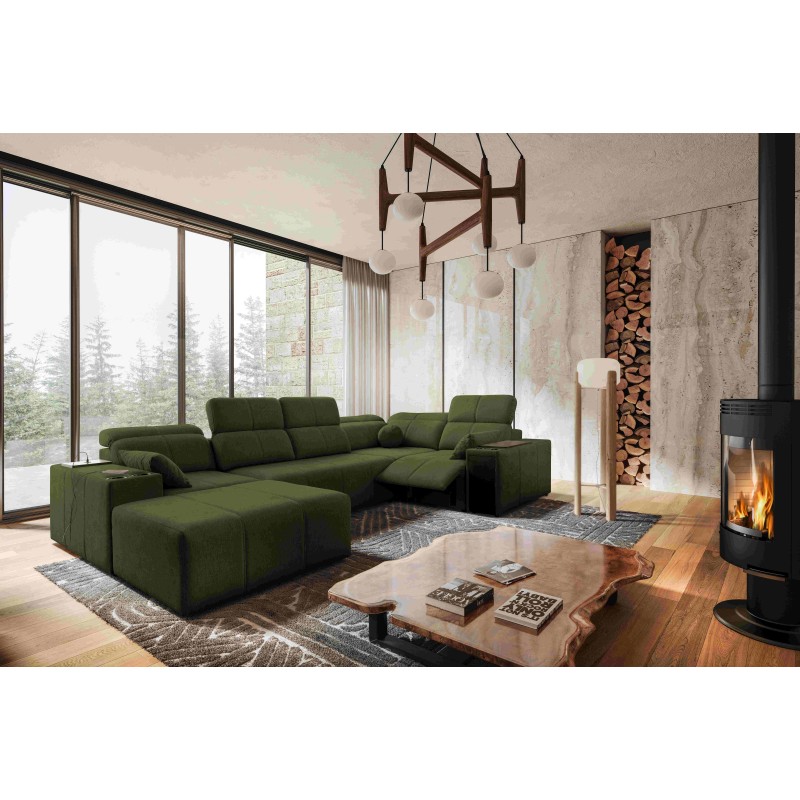 Narożnik w kształcie U milano IV mix z funkcja spania oraz funkcja relax tkanina verita 39 Narożnik w kształcie U milano IV mix z funkcja spania oraz funkcja relax tkanina verita 39