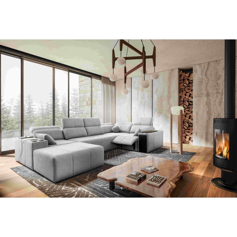 Narożnik w kształcie U milano IV mix z funkcja spania oraz funkcja relax tkanina verita 80 Narożnik w kształcie U milano IV mix z funkcja spania oraz funkcja relax tkanina verita 80