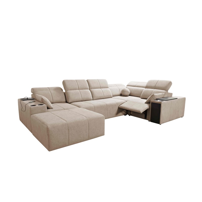 Narożnik w kształcie U milano IV mix z funkcja spania oraz funkcja relax tkanina verita 80 Narożnik w kształcie U milano IV mix z funkcja spania oraz funkcja relax tkanina verita 80