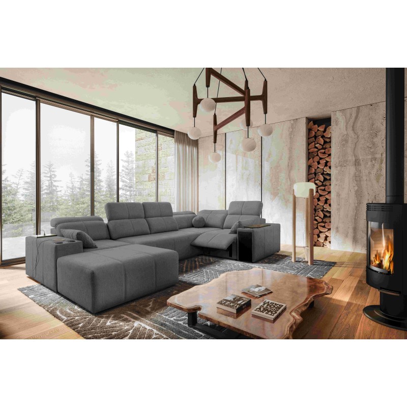 Narożnik w kształcie U milano IV mix z funkcja spania oraz funkcja relax tkanina verita 88 Narożnik w kształcie U milano IV mix z funkcja spania oraz funkcja relax tkanina verita 88
