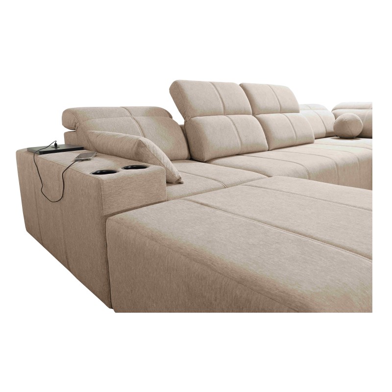 Narożnik w kształcie U milano IV mix z funkcja spania oraz funkcja relax tkanina verita 88 Narożnik w kształcie U milano IV mix z funkcja spania oraz funkcja relax tkanina verita 88