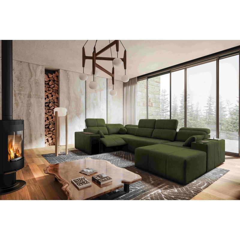 U-förmiges Sofa Milano IV MIX mit Schlaffunktion – Eleganz und Funktionalität | [Nazwa Sklepu]