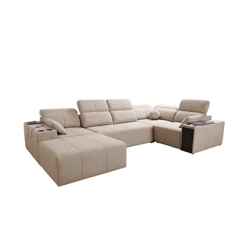U-förmiges Ecksofa Milano IV mit Schlaffunktion Plecionka, Verita 75 | Bequem und funktional U-förmiges Ecksofa Milano IV mit Schlaffunktion Plecionka, Verita 75 | Bequem und funktional