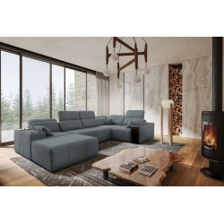 U-förmiges Ecksofa Milano IV mit Schlaffunktion Plecionka, Verita 88 | Bequem und funktional