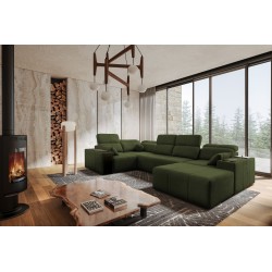 Ecksofa in U-Form Milano IV mit Schlaffunktion Plecionka, Verita 39 | Bequem und funktional