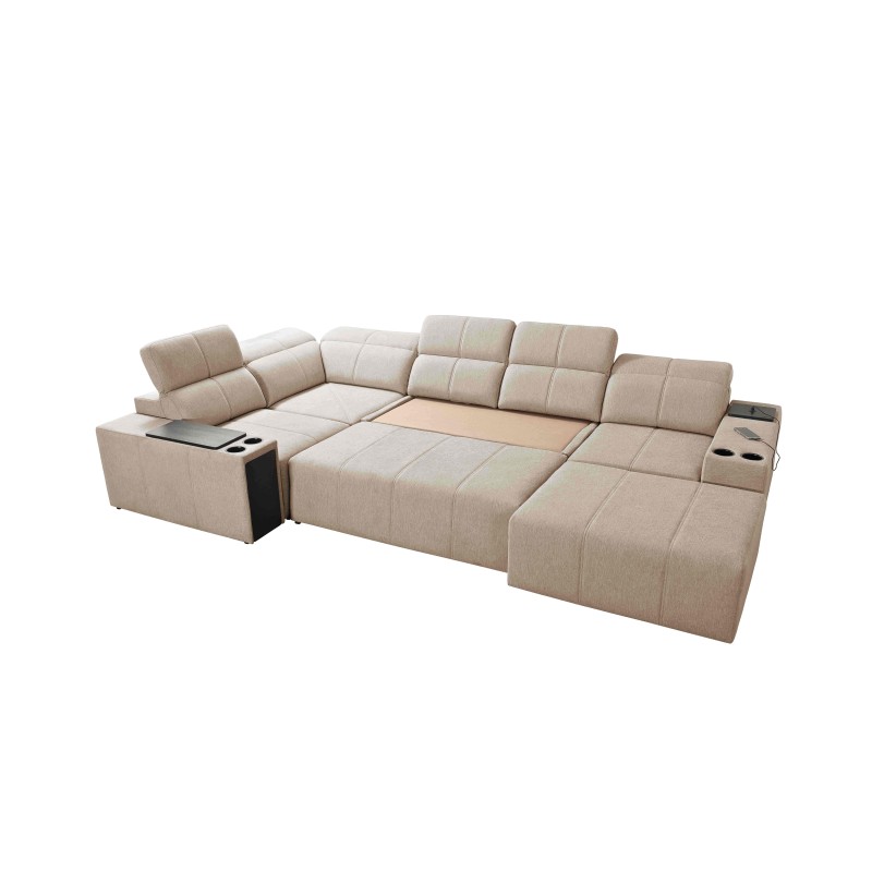 U-förmiges Sofa Milano IV mit Schlaffunktion Plecionka, Verita 54 | Bequem und funktional U-förmiges Sofa Milano IV mit Schlaffunktion Plecionka, Verita 54 | Bequem und funktional