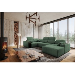 U-förmiges Ecksofa Milano IV mit Schlaffunktion Plecionka, Verita 75 | Bequem und funktional