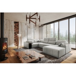 U-förmiges Ecksofa Milano IV mit Schlaffunktion Plecionka, Verita 80 | Bequem und funktional
