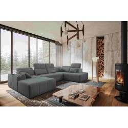 Ecksofa in U-Form Milano VI mit Schlaffunktion - ideal zum Entspannen und Schlafen
