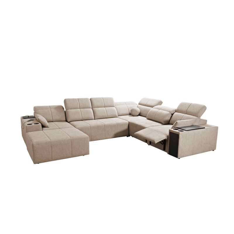 Narożnik w kształcie U milano VIII mix z funkcja spania oraz funkcja relax tkanina verita 88 Narożnik w kształcie U milano VIII mix z funkcja spania oraz funkcja relax tkanina verita 88