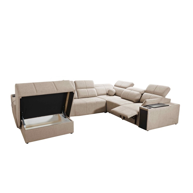 Narożnik w kształcie U milano VIII mix z funkcja spania oraz funkcja relax tkanina verita 88 Narożnik w kształcie U milano VIII mix z funkcja spania oraz funkcja relax tkanina verita 88