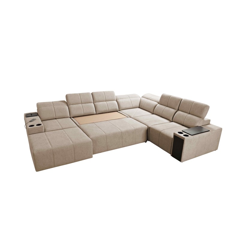 Narożnik w kształcie U milano VIII mix z funkcja spania oraz funkcja relax tkanina verita 88 Narożnik w kształcie U milano VIII mix z funkcja spania oraz funkcja relax tkanina verita 88