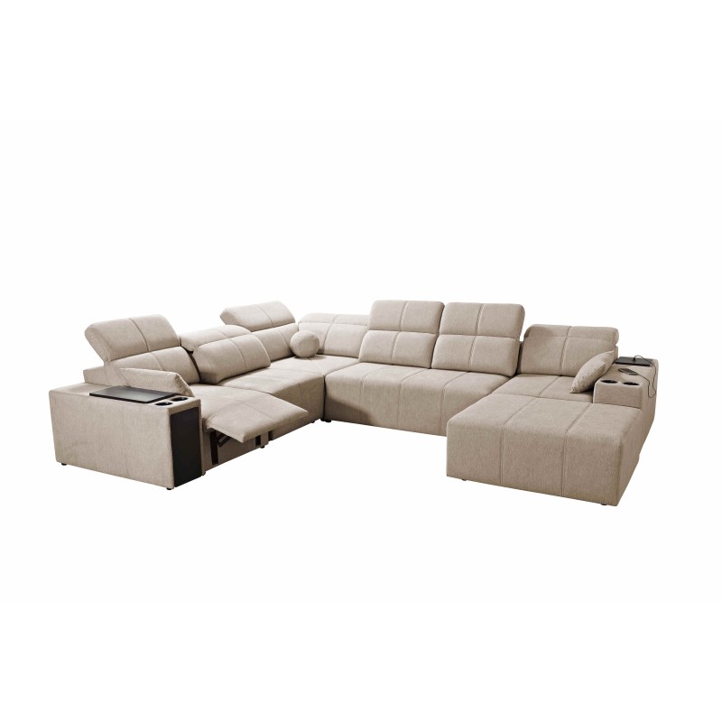 Narożnik w kształcie U milano VIII mix z funkcja spania oraz funkcja relax tkanina verita 28 Narożnik w kształcie U milano VIII mix z funkcja spania oraz funkcja relax tkanina verita 28