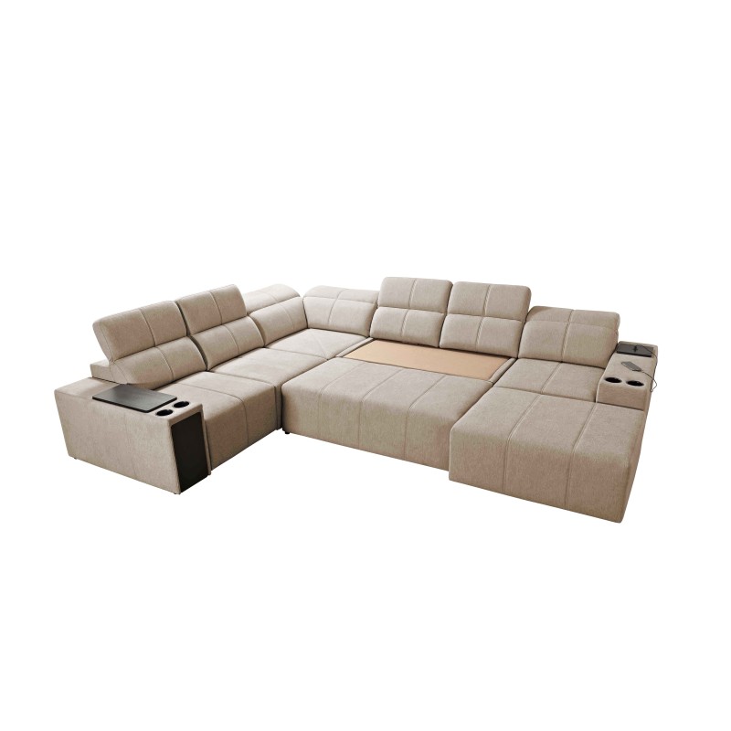 Narożnik w kształcie U milano VIII mix z funkcja spania oraz funkcja relax tkanina verita 28 Narożnik w kształcie U milano VIII mix z funkcja spania oraz funkcja relax tkanina verita 28