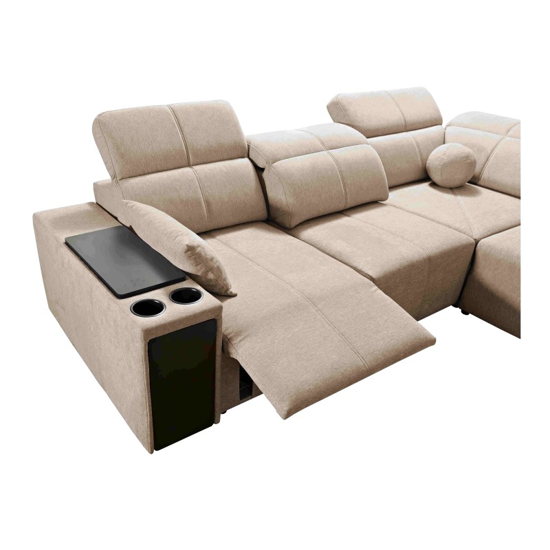 Narożnik w kształcie U milano VIII mix z funkcja spania oraz funkcja relax tkanina verita 39 Narożnik w kształcie U milano VIII mix z funkcja spania oraz funkcja relax tkanina verita 39
