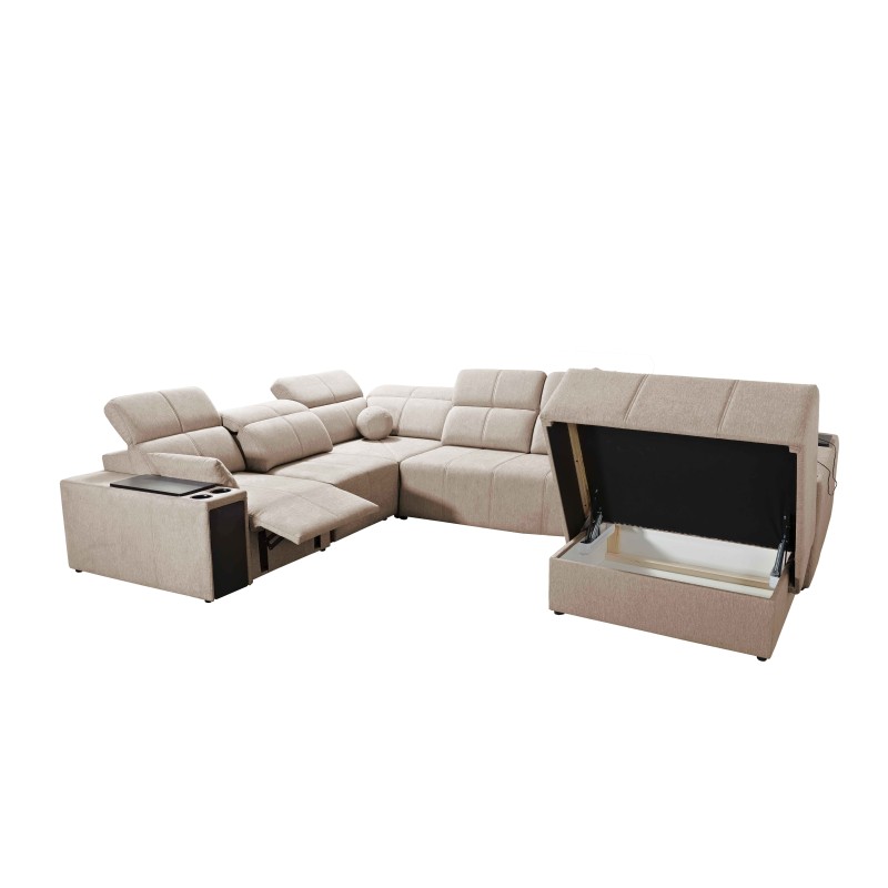 Narożnik w kształcie U milano VIII mix z funkcja spania oraz funkcja relax tkanina verita 39 Narożnik w kształcie U milano VIII mix z funkcja spania oraz funkcja relax tkanina verita 39