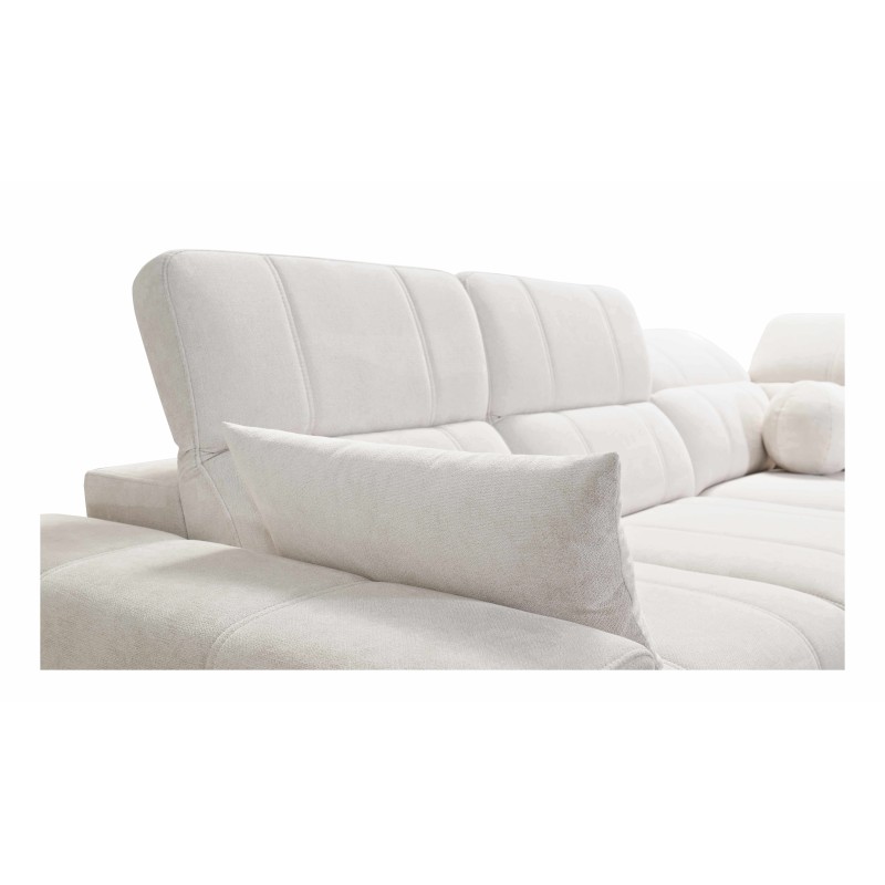 Narożnik w kształcie U ballagio VIII mix z funkcją spania oraz funkcją relax tkanina Spring 1101 Narożnik w kształcie U ballagio VIII mix z funkcją spania oraz funkcją relax tkanina Spring 1101