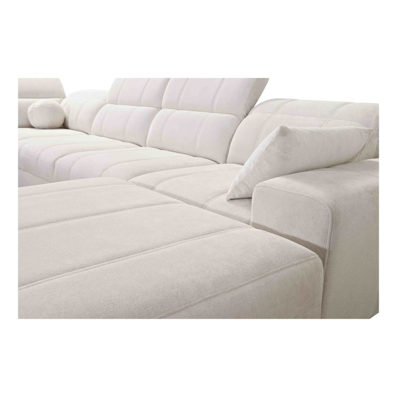 Narożnik w kształcie U ballagio VIII mix z funkcją spania oraz funkcją relax tkanina Spring 1115 Narożnik w kształcie U ballagio VIII mix z funkcją spania oraz funkcją relax tkanina Spring 1115
