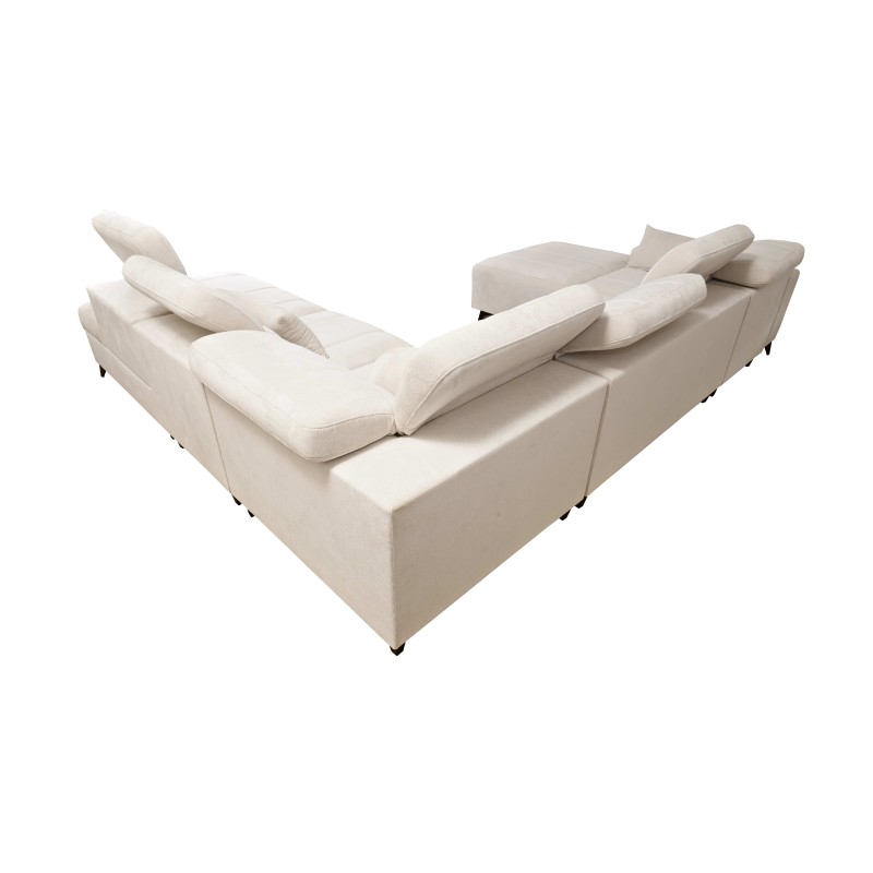 Sofá en forma de U ballagio X con función de cama, tela Spring 1115. Sofá en forma de U ballagio X con función de cama, tela Spring 1115.
