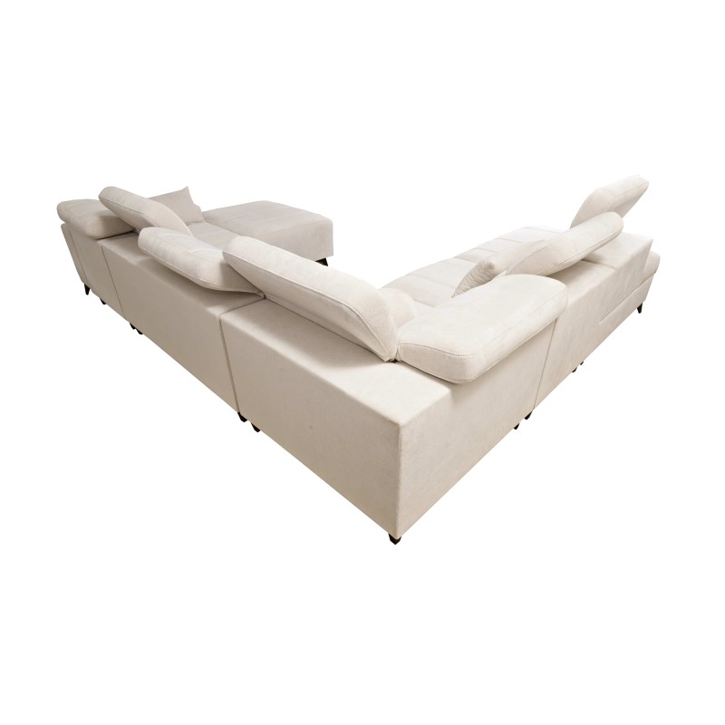 Sofá en forma de U ballagio X con función de cama, tela Spring 1115. Sofá en forma de U ballagio X con función de cama, tela Spring 1115.