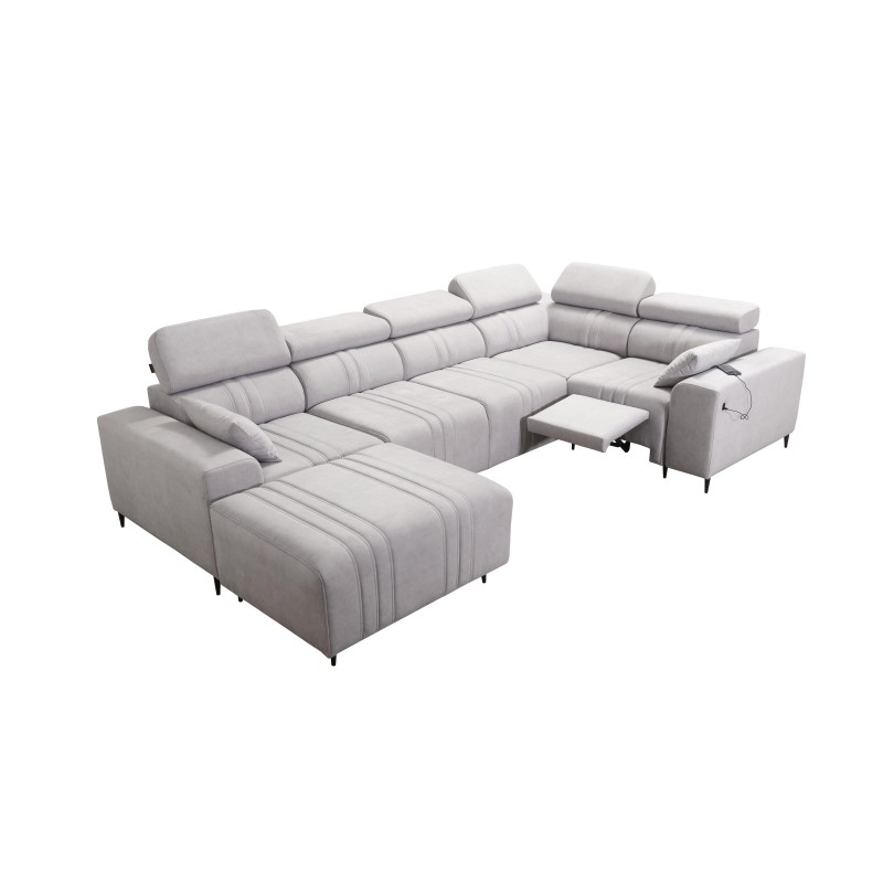 Narożnik w kształcie U Verona IV Mix z funkcją spania oraz funkcją relax manualna tkanian Vena 3 Narożnik w kształcie U Verona IV Mix z funkcją spania oraz funkcją relax manualna tkanian Vena 3
