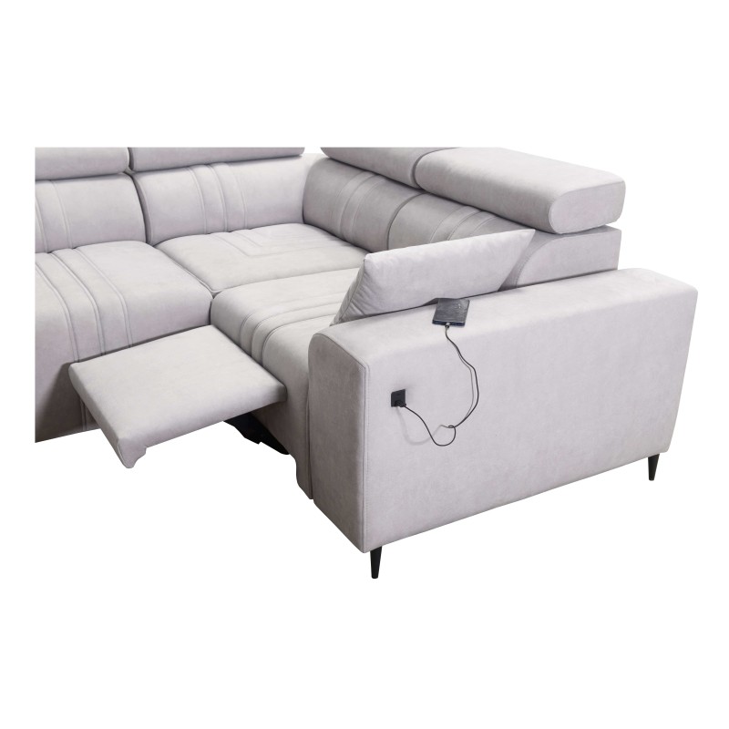 Narożnik w kształcie U Verona IV Mix z funkcją spania oraz funkcją relax manualna tkanian Vena 9 Narożnik w kształcie U Verona IV Mix z funkcją spania oraz funkcją relax manualna tkanian Vena 9