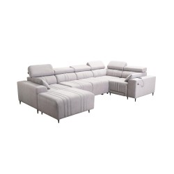 Narożnik w kształcie U Verona IV Mix z funkcją spania oraz funkcją relax manualna tkanian Vena 9 Narożnik w kształcie U Verona IV Mix z funkcją spania oraz funkcją relax manualna tkanian Vena 9