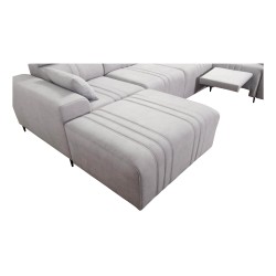 Narożnik w kształcie U Verona IV Mix z funkcją spania oraz funkcją relax manualna tkanian Vena 10 Narożnik w kształcie U Verona IV Mix z funkcją spania oraz funkcją relax manualna tkanian Vena 10
