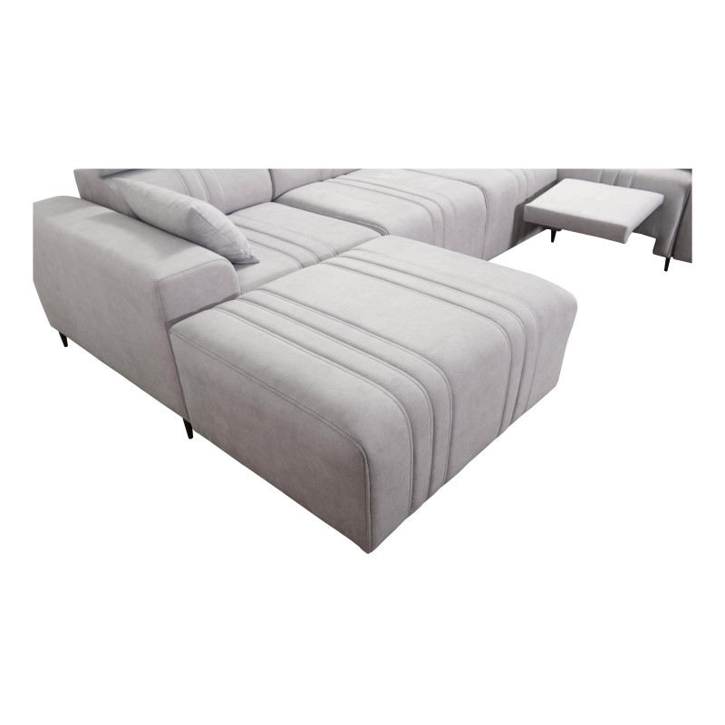 Narożnik w kształcie U Verona IV Mix z funkcją spania oraz funkcją relax manualna tkanian Vena 10 Narożnik w kształcie U Verona IV Mix z funkcją spania oraz funkcją relax manualna tkanian Vena 10