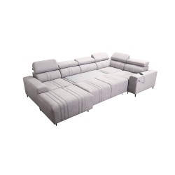 Narożnik w kształcie U Verona IV Mix z funkcją spania oraz funkcją relax manualna tkanian Vena 20 Narożnik w kształcie U Verona IV Mix z funkcją spania oraz funkcją relax manualna tkanian Vena 20