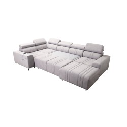 Narożnik w kształcie U Verona IV Mix z funkcją spania oraz funkcją relax manualna tkanian Vena 3 Narożnik w kształcie U Verona IV Mix z funkcją spania oraz funkcją relax manualna tkanian Vena 3