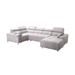 Narożnik w kształcie U Verona IV Mix z funkcją spania oraz funkcją relax manualna tkanian Vena 3 Narożnik w kształcie U Verona IV Mix z funkcją spania oraz funkcją relax manualna tkanian Vena 3