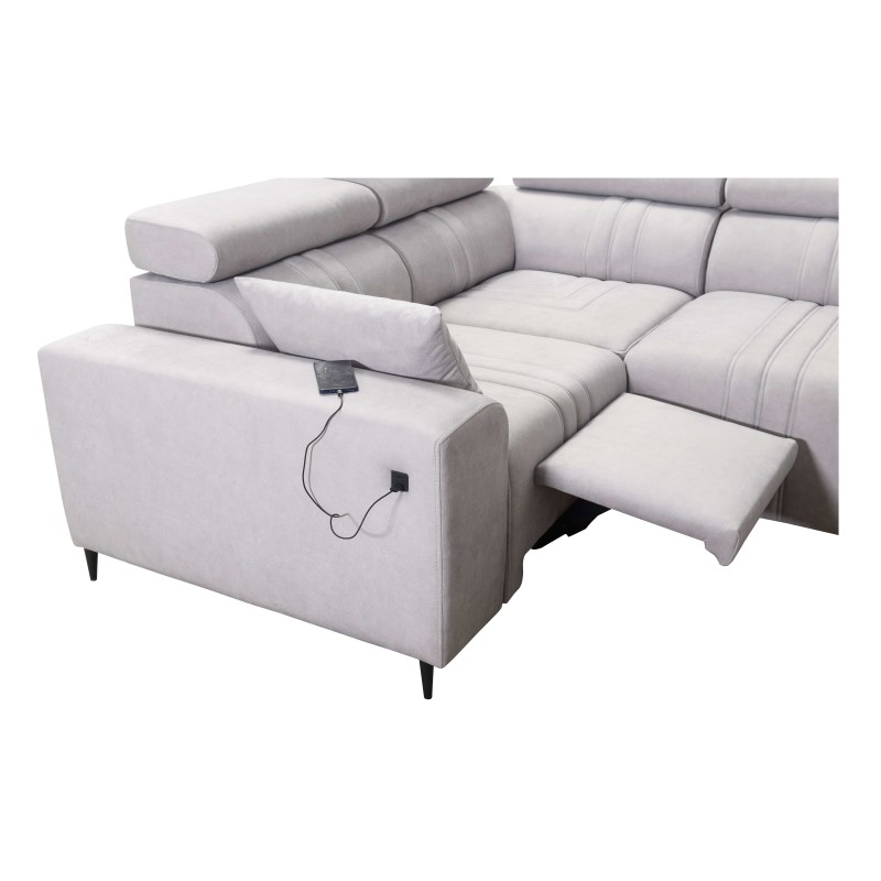 Narożnik w kształcie U Verona IV Mix z funkcją spania oraz funkcją relax manualna tkanian Vena 6 Narożnik w kształcie U Verona IV Mix z funkcją spania oraz funkcją relax manualna tkanian Vena 6