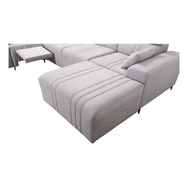 Narożnik w kształcie U Verona IV Mix z funkcją spania oraz funkcją relax manualna tkanian Vena 10 Narożnik w kształcie U Verona IV Mix z funkcją spania oraz funkcją relax manualna tkanian Vena 10