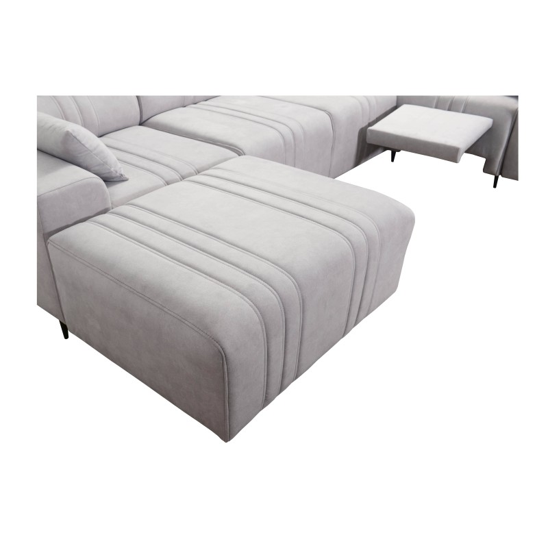 Narożnik w kształcie U Verona X Mix z funkcją spania oraz funkcją relax manualna tkanina Vena 20 Narożnik w kształcie U Verona X Mix z funkcją spania oraz funkcją relax manualna tkanina Vena 20