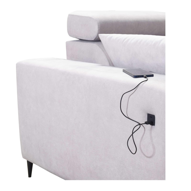 Narożnik w kształcie U Verona X Mix z funkcją spania oraz funkcją relax manualna tkanina Vena 20 Narożnik w kształcie U Verona X Mix z funkcją spania oraz funkcją relax manualna tkanina Vena 20