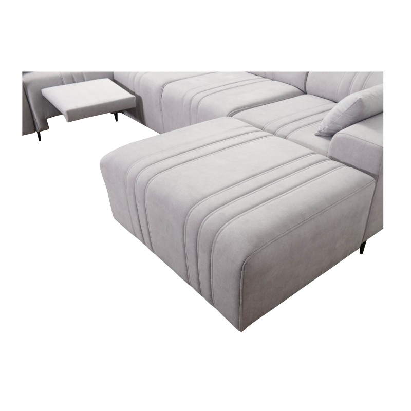 Narożnik w kształcie U Verona X Mix z funkcją spania oraz funkcją relax manualna tkanina Vena 3 Narożnik w kształcie U Verona X Mix z funkcją spania oraz funkcją relax manualna tkanina Vena 3