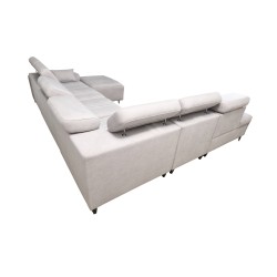 Narożnik w kształcie U Verona X Mix z funkcją spania oraz funkcją relax manualna tkanina Vena 10 Narożnik w kształcie U Verona X Mix z funkcją spania oraz funkcją relax manualna tkanina Vena 10