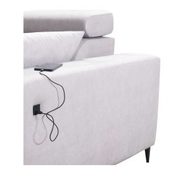 Narożnik w kształcie U Verona X Mix z funkcją spania oraz funkcją relax manualna tkanina Vena 10 Narożnik w kształcie U Verona X Mix z funkcją spania oraz funkcją relax manualna tkanina Vena 10