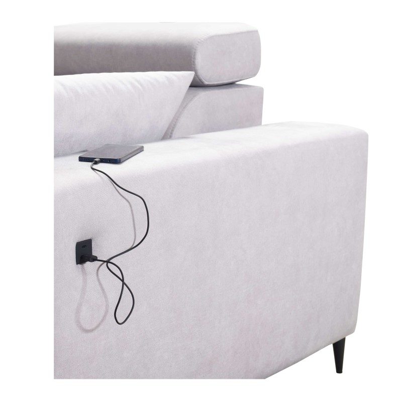 Narożnik w kształcie U Verona X Mix z funkcją spania oraz funkcją relax manualna tkanina Vena 10 Narożnik w kształcie U Verona X Mix z funkcją spania oraz funkcją relax manualna tkanina Vena 10