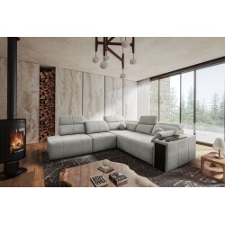 Milano IX corner sofa with a sleeping function in Plecionka fabric, Verita 80 - a combination of style and functionality