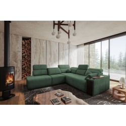 Milano IX corner sofa with a sleeping function in Plecionka fabric, Verita 75 - a combination of style and functionality