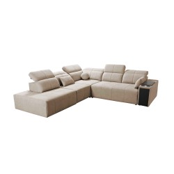 Milano IX corner sofa with a sleeping function in Plecionka fabric, Verita 09 - a combination of style and functionality